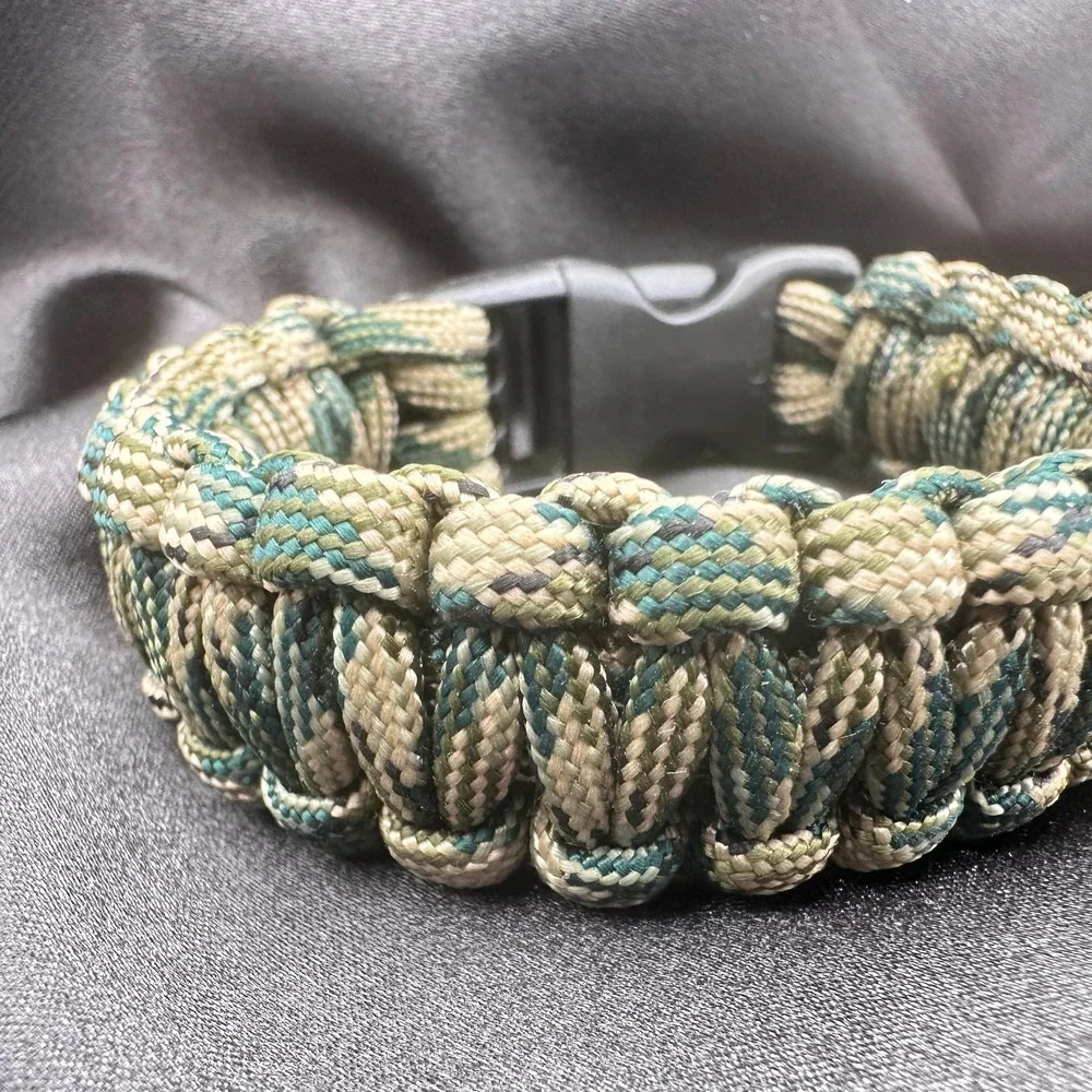 Vintage 90 Outdoor Paracord Survival Bracelet Unisex Classic Fashion Jewelry